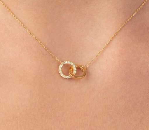 Cross Circle Necklace - CBJ15 - Image 3